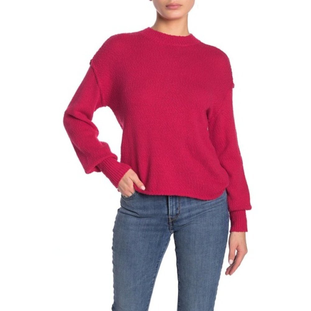Abound NWT Nordstrom Pullover Sweater Crew Neck Red Potion Casual Knit Preppy M